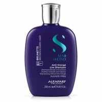 Шампунь для каштанового та темного волосся Alfaparf Milano Semi di Lino Brunette Anti-Orange Low Shampoo Шампунь для каштанового та темного волосся Alfaparf Milano Semi di Lino Brunette Anti-Orange Low Shampoo