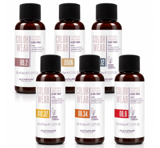 Тонуюча рідка фарба Alfaparf Color Wear Gloss Toner 60 мл