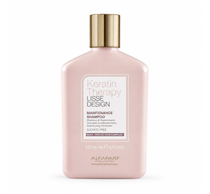 Кератиновий шампунь Alfaparf Milano Lisse Design Keratin Therapy Maintenance Shampoo
