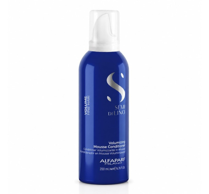 Кондиціонер-мус для об'єму тонкого волосся Alfaparf Milano Semi Di Lino Volumizing Mousse Conditioner