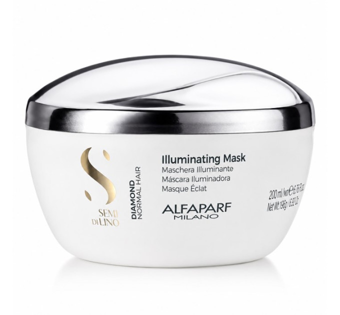 Alfaparf Semi Di Lino Diamond Illuminating Mask - Маска с микрокристаллами