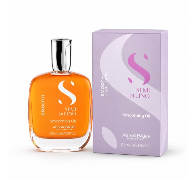 Pозглaджуюче мacлo для неслухняного волосся Alfaparf Semi Di Lino Smoothing Oil