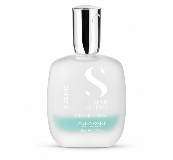 Двофазна сироватка для розгладження волосся Alfaparf Milano Semi di Lino Sublime Cristalli di Seta