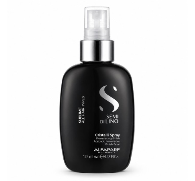 Олія-спрей для посічених кінчиків і блиску волосся Alfaparf Milano Semi di Lino Sublime Cristalli Spray