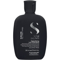 Шампунь-детокс для всех типов волос Alfaparf Semi Di Lino Sublime Detoxifying Low Shampoo