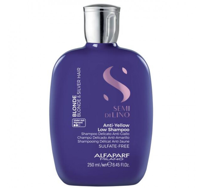 Шампунь для світлого та знебарвленого волосся Alfaparf Blonde Anti-Yellow Sulfate Free Shampoo