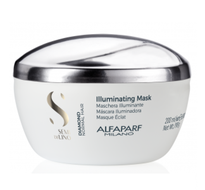 Alfaparf Semi Di Lino Diamond Illuminating Mask - Маска с микрокристаллами