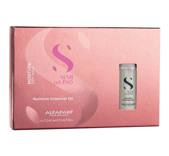 Alfaparf Semi Di Lino Moisture Nutritive Essential Oil - Увлажняющее масло для волос