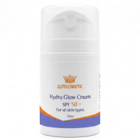 Дневной крем SPF 50+ / PA++++ для увлажнения и сияния кожи Elitecosmetic Hydra Glow Cream SPF 50+