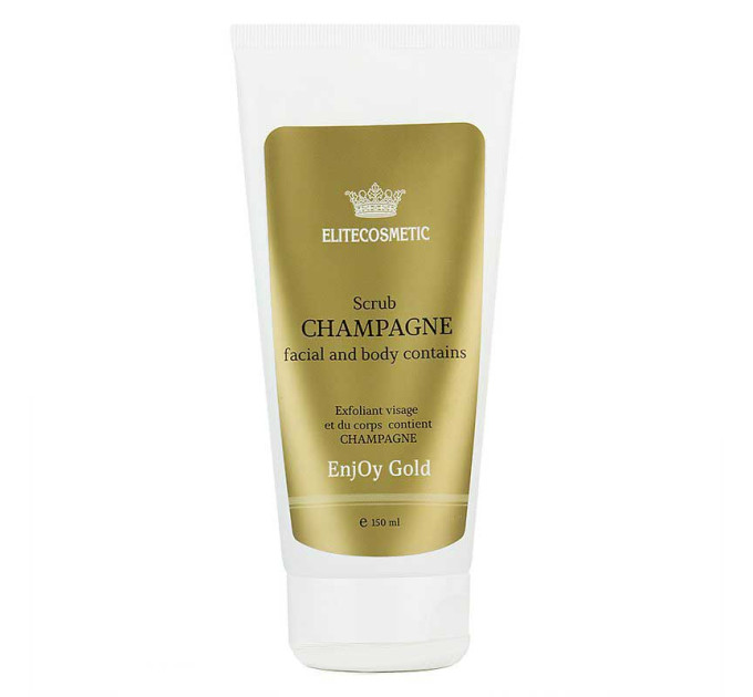 Скраб для лица и тела "Наслаждение золотом" Alginmask Face & Body Scrub With Champage