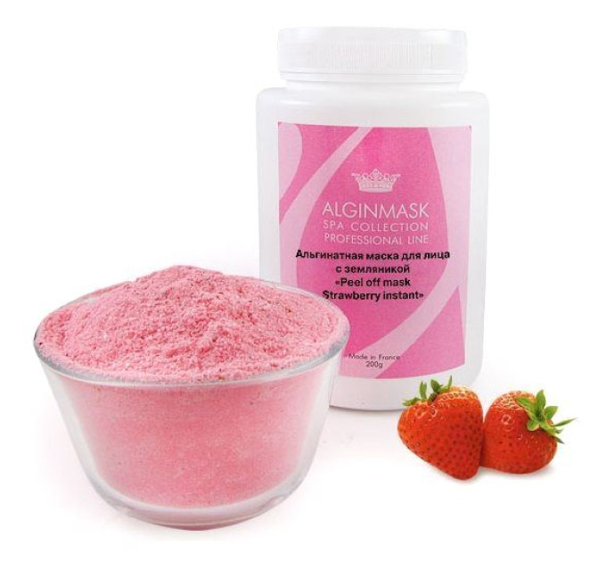 Альгинатная маска для лица с земляникой Alginmask Peel Off Mask Strawberry