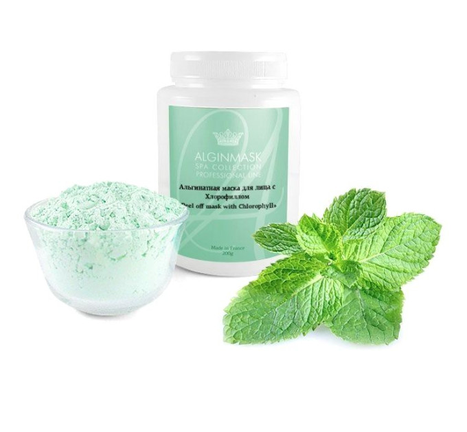 Альгинатная маска для лица с хлорофиллом Alginmask Peel Off Mask With Chlorophyll