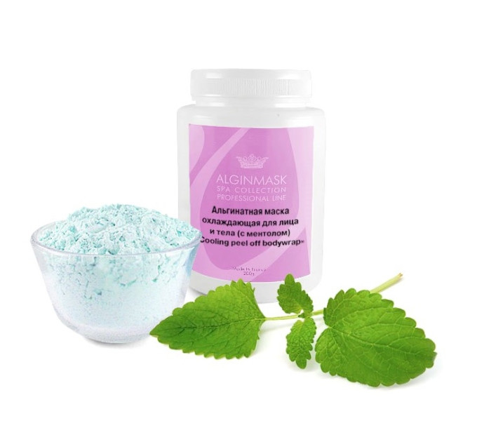 Альгинатная маска охлаждающая для лица и тела (с ментолом) Alginmask Pell Off Cooling Bodywrap