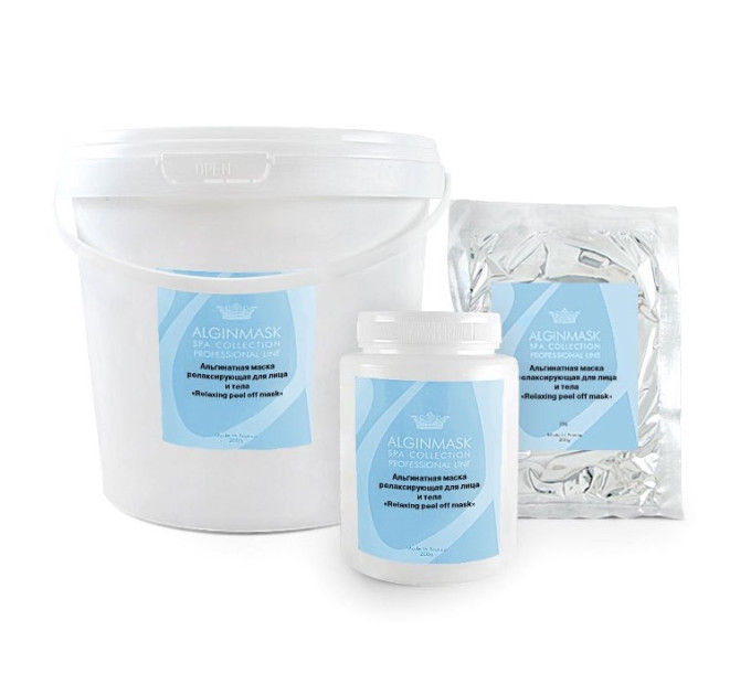 Альгинатная маска релаксирующая для лица и тела Alginmask Pell Off Relaxing Mask