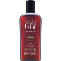 Шампунь, кондиционер и гель для душа с маслом чайного дерева American Crew 3-in-1 Tea Tree Refreshing Shampoo, Conditioner And Body Wash