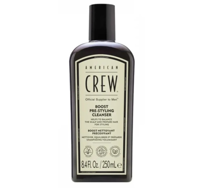 Шампунь для объёма и наполненности волос American Crew Boost Pre-Styling Shampoo