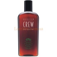 Средство 3-в-1 по уходу за волосами и телом American Crew Tea Tree 3-in-1 Shampoo + Conditioner + Body Wash