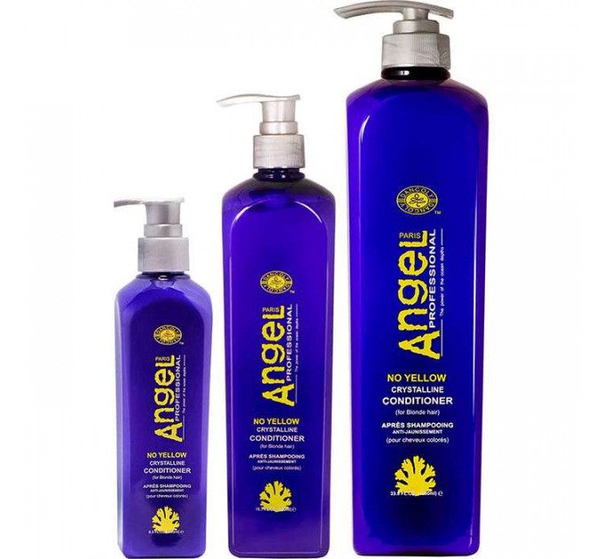 Кондиционер для нейтрализации желтизны Angel Professional No Yellow Conditioner For Blonde Hair