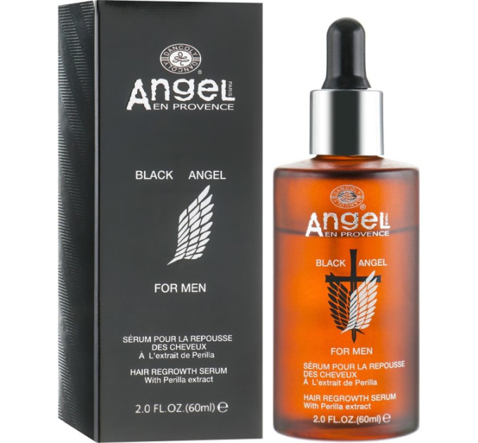 Сыворотка для роста волос с экстрактом периллы Black Angel For Men Hair Regrowth Serum