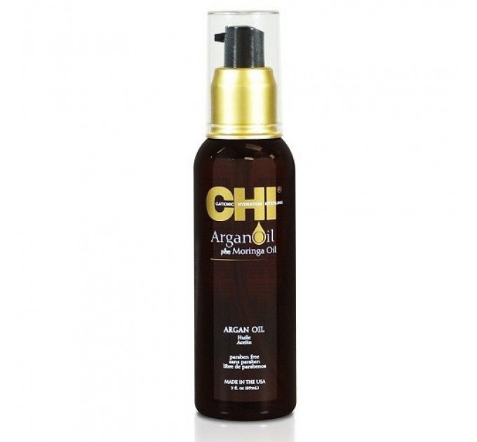 Восстанавливающее масло для волос с маслом арганы и моринги CHI Argan Oil
