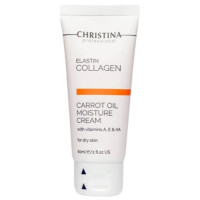 Морковный увлажняющий крем для сухой кожи Christina Elastin Collagen Carrot Cream with Vit.A, E&HA