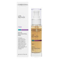 Пилинг с AHA-кислотами и ресвератролом Christina Line Repair Firm AHA & Resveratrol Peel
