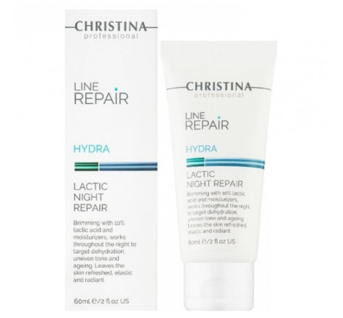 Крем «Нічне відновлення» з молочною кислотою Christina Line Repair Hydra Lactic Night Repair