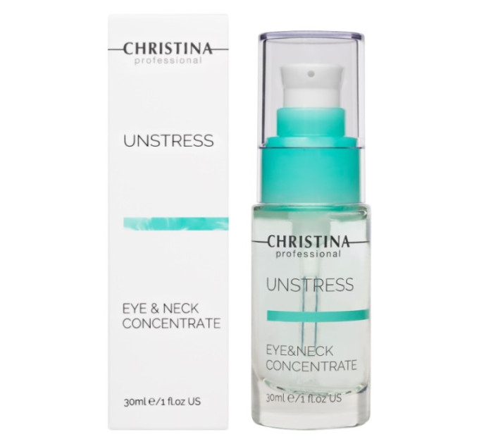 Концентрат для шкіри навколо очей та шиї Christina Unstress Eye And Neck Concetrate