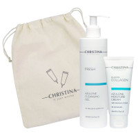 Подарочный набор "Очистка и увлажнение" для чувствительной кожи Christina for sensetive skin