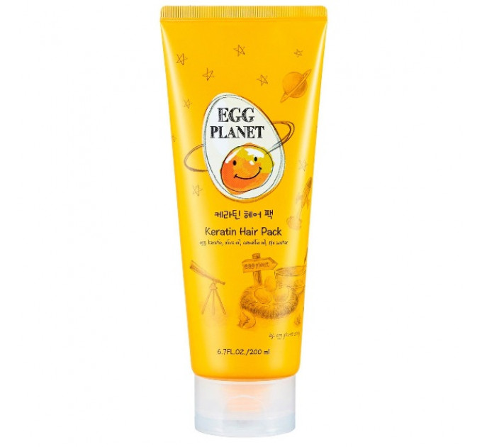 Маска с кератином для поврежденных волос Daeng Gi Meo Ri Egg Planet Keratin Hair Pack