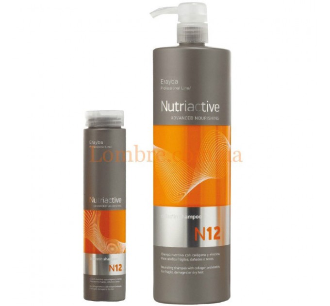 Шампунь с коллагеном и эластином Erayba N12 Collastin Shampoo