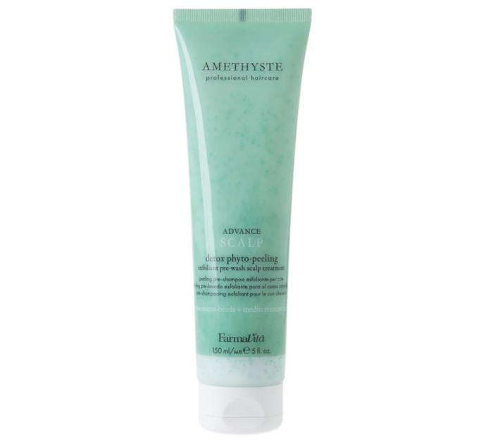 Очищающий скраб для кожи головы FarmaVita Amethyste Advance Scalp Detox Phyto-Peeling