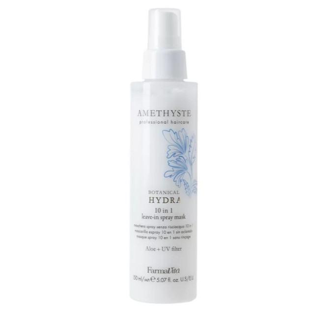 Многофункциональная спрей маска FarmaVita Amethyste Botanical Hydra 10 in 1 Leave-in Spray Mask