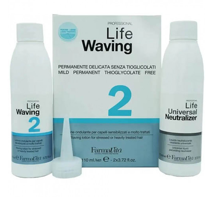 Биозавивка для «пережженных» и пористых волос FarmaVita Life Waving 2