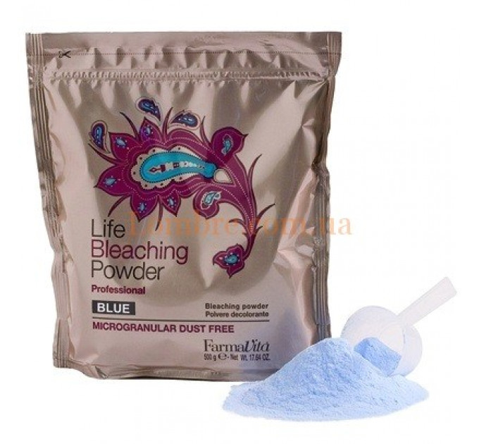 Обесцвечивающая пудра (голубая) FarmaVita Life Blue Bleaching Powder