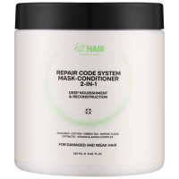 Відновлююча маска-кондиціонер 2-в-1 для пошкодженого волосся FutHAIR Repair Code Mask-Conditioner