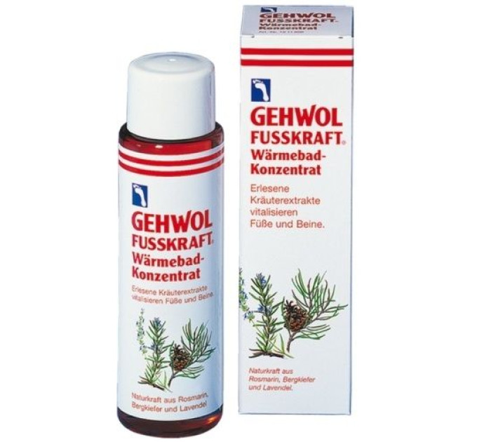 Согревающая ванна Gehwol Fusskraft Warming Bath-Concentrate