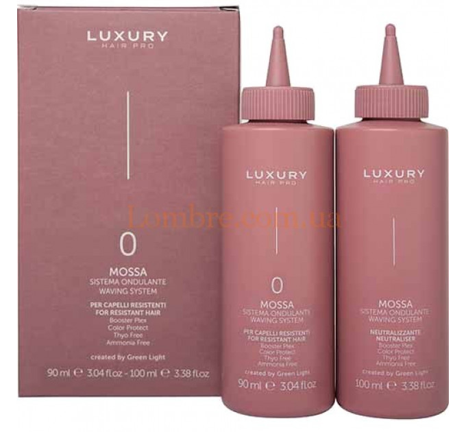 Green Light Mossa Waving Solution Treated Hair N.0 - Набор для завивки № 0 для сильных и устойчивых волос