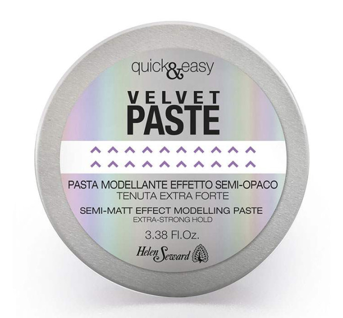 Моделирующая паста с полуматовым эффектом сверх сильной фиксации Helen Seward Quick & Easy Velvet Paste