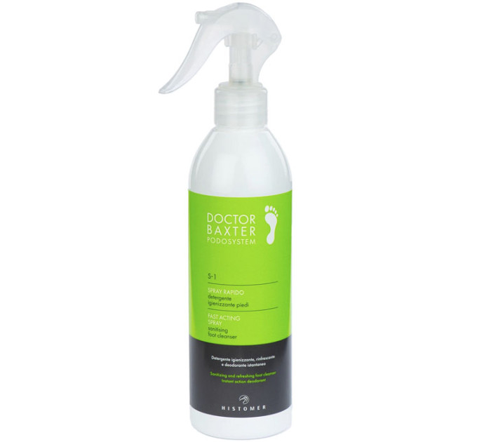 Спрей успокаивающего и дезинфицирующего действия Histomer Doctor Baxter Podosystem Fast-Acting Spray S-1