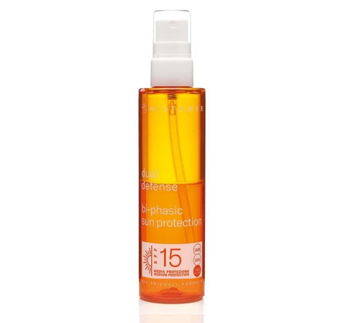 Спрей солнцезащитный двухфазный SPF-15 для лица и тела Histomer Dual Defense SPF-15