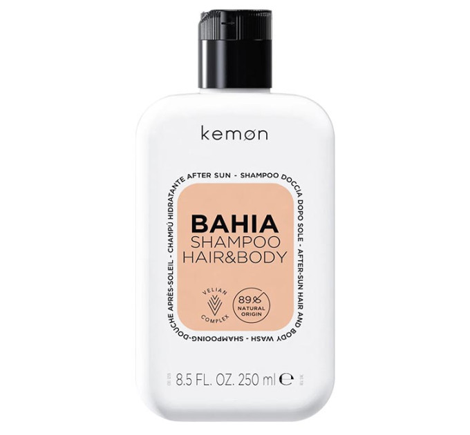 Шампунь для волос и тела после пребывания на солнце Kemon Haircare Bahia Shampoo Hair & Body