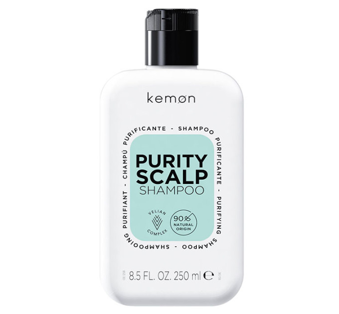 Очищуючий шампунь для жирної шкіри голови Kemon Haircare Purity Scalp Shampoo