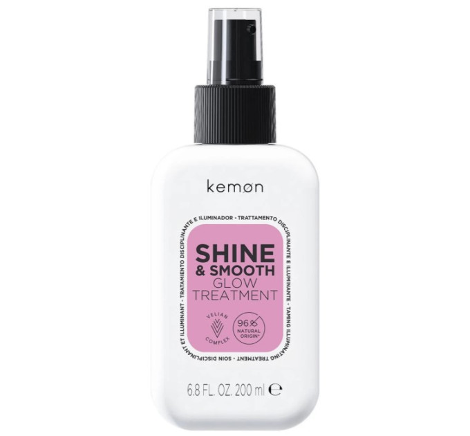 Спрей для гладкості та дзеркального блиску Kemon Haircare Shine & Smooth Glow Treatment
