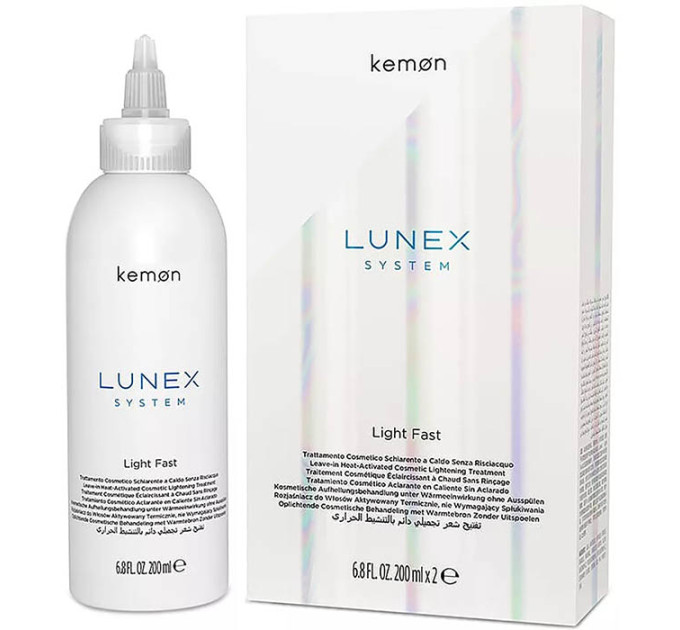 Средство для мелирования на сухих волосах в конце укладки Kemon Lunex Light Fast