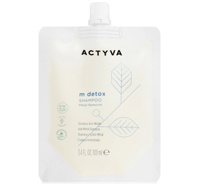 Шампунь для удаления металлов из волос Kemon M DETOX Shampoo Metal Remover