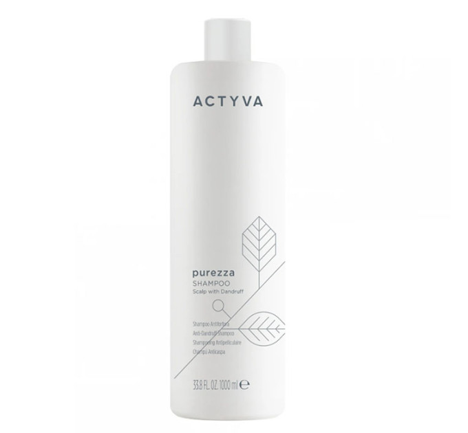 Шампунь от перхоти на основе 84% натуральных компонентов Kemon Purezza Shampoo