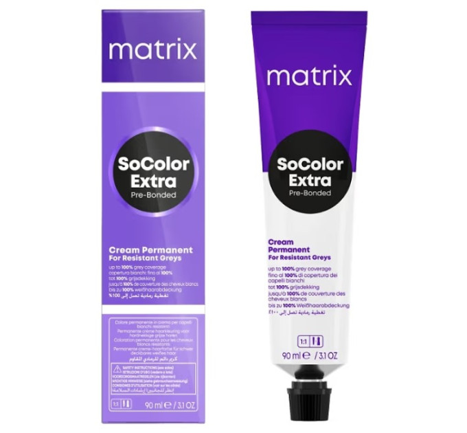 Крем-краска для седых волос Matrix SoColor Beauty Pre-Bonded Extra Coverage 90 мл