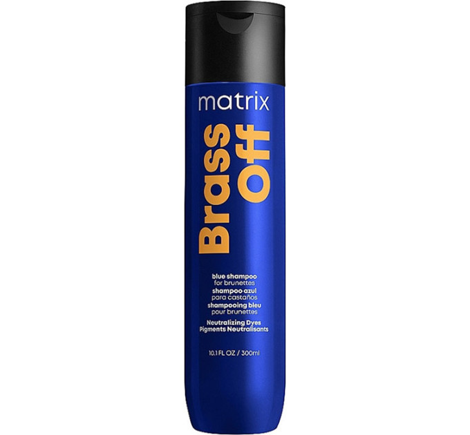 Шампунь для нейтрализации желтизны у блондинок 5-8 уровней тона Matrix Total Results Brass Off Shampoo