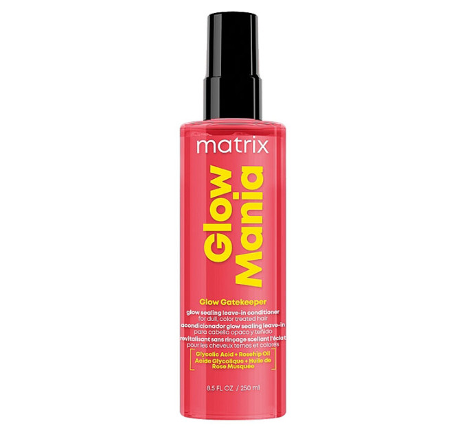 Несмываемое средство-уход для усиления сияния окрашенных волос Matrix Total Results Glow Mania Gatekeeper